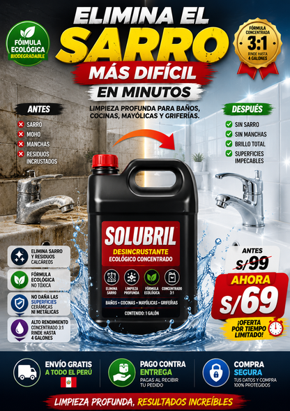 Solubril (Solución en Limpieza Potente)