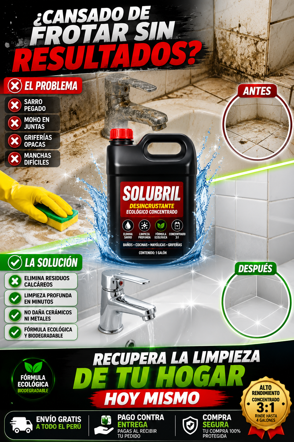 Solubril (Solución en Limpieza Potente)