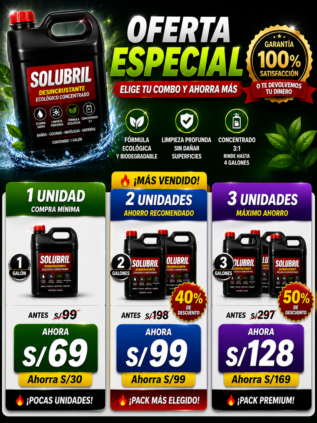 Solubril (Solución en Limpieza Potente)