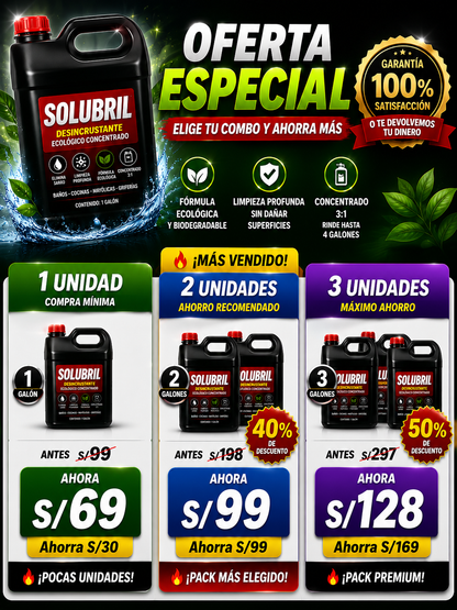 Solubril (Solución en Limpieza Potente)