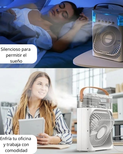 Mini Ventilador Humedificador 3 en 1