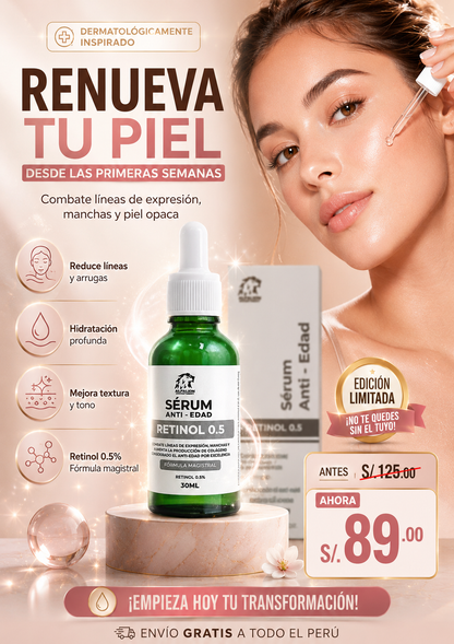 Serum Antiedad - Retinol 0.5