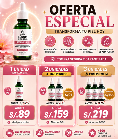 Serum Antiedad - Retinol 0.5